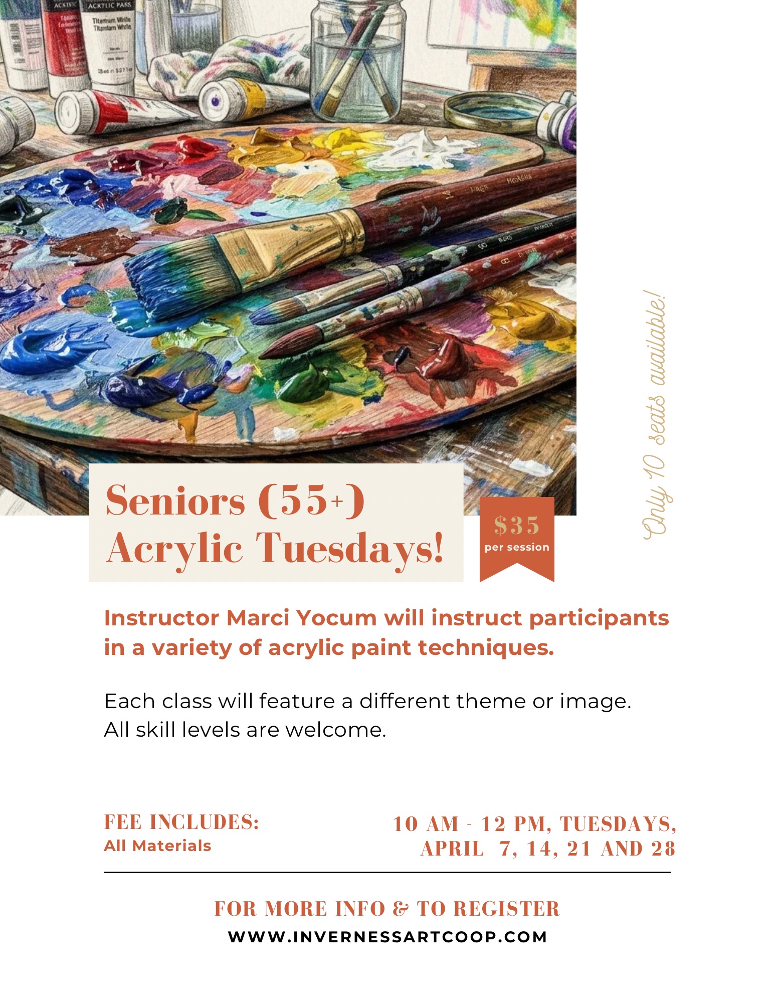 Seniors Acrylic Tuesdays