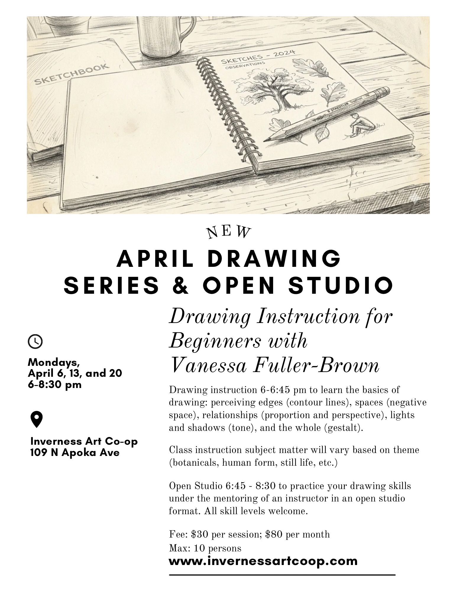 April Drawing Series