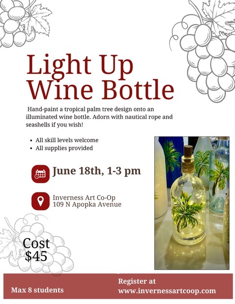 Light Up Wine Bottle Workshop