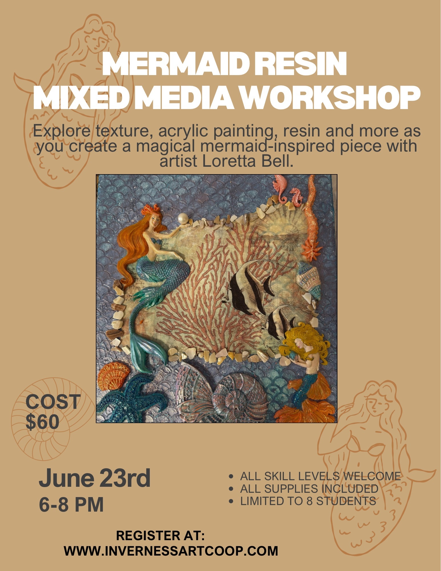 Resin Mermaid Workshop