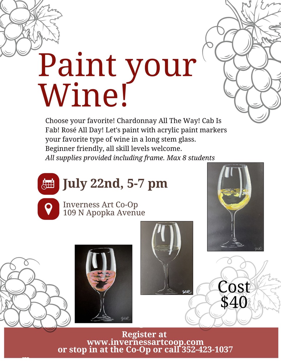 Paint Your Wine Workshop