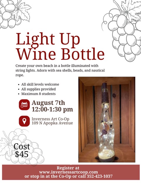 Light Up Bottle Workshop