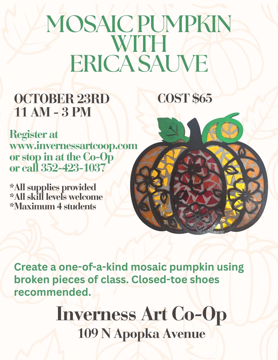 Mosaic Pumpkin!